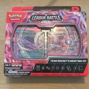 Pokemon League Battle Deck - Team Rocket's Mewtwo EX - Pink and Red